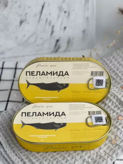 Пеламида филе бланш. в масле 175 г. ж/б Hansa